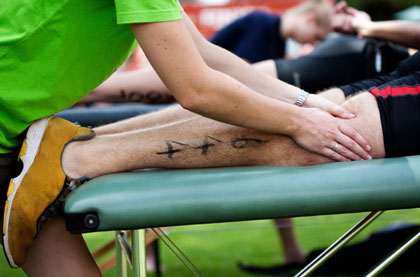 Sports injury massage